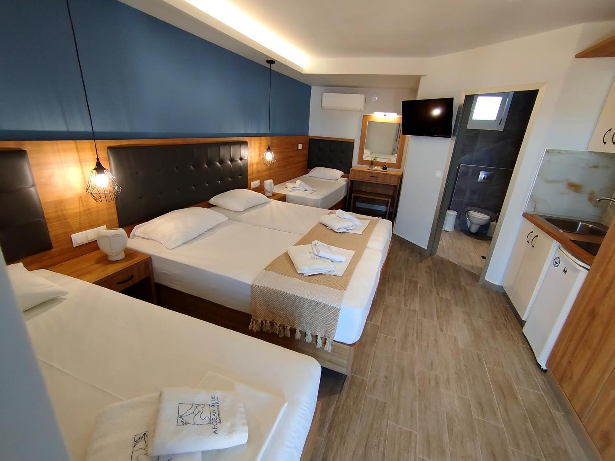 Aegean Blue Apartments & Suites เลปโตการายา ภายนอก รูปภาพ